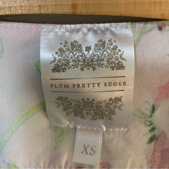 Plum Pretty Sugar Pink Floral Robe Bridesmaid - Picture 3 of 11